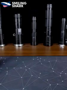 SmilingShark SD8107 led Torch Light Super Brightt Strong Light Waterproof Portable Flashlight USB Rechargeable 5modes