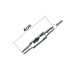 ZRDR | Aquarium CO2 Stainless Steel Check Valve Is Used in the Diffuser of CO2 Equipment to Prevent Gas Backflow Hose Inner Diameter 4m