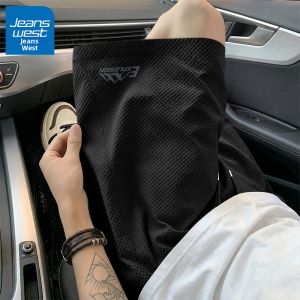 Jeanswest | Quần Shorts Voan Màu Hải Quân cho Nam Dài Ngắn Mùa Hè Phong Cách Mỹ