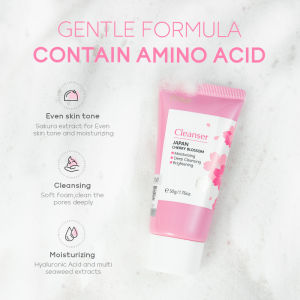 FENYI Sữa Rửa Mặt Hoa Anh Đào Nhật Bản Sữa Rửa Mặt Kiểm Soát Dầu Sakura Làm Sạch Sâu 50G