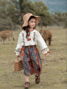 YOEHYAUL | Ethnic Style Kid-friendly Girl Outfit