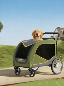 BOSIMAO | Pet Carrier For Large And Multiple Pets Foldable Dog Cart