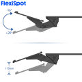 FlexiSpot KT1 Adjustable Keyboard Tray Ergonomic Design Standard Under Desk Sturdy Platform with Rubber Wrist Rest. 