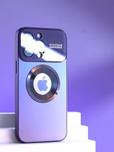 AG Ceramic Case กระจกเลนส์กล้องแบบยาว Magnetic Case For iPhone 17Promax 16Pro 16Plus 16 15Promax 15Pro 15Plus 15 14Promax 14Pro 14Plus 14 13Promax 13Pro 13 12Promax 12Pro 12 11Promax 11 เคสไอโฟน เคสสำหรับไอโฟน เคสกันกระแทก