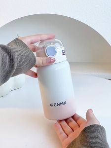 【G11】GNMK 350ml/450ml Botol Termos Stainless Steel 304 With Straw Car Mug Coffee Mug Tumbler Thermos Flask