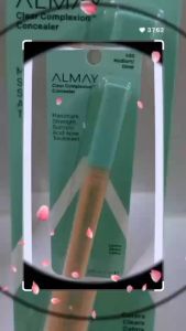Almay Concealer Acne Face Makeup with Salicylic Acid and Aloe Face Makeup with Skincare