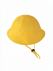HUOYANDING | Custom School Emblem Yellow Fisherman Hat