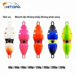Mồi Câu Kim Loại Phát Sáng - Mồi Jig Dạng Thìa Có Chì Nặng Dùng Cho Câu Bờ Và Câu Jigging Cá Mú Mồi Giả Câu Cá Biển