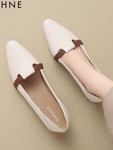 Daphne | Pointed Flat Soft Bottom Mary Jane Style Shoes For Summer