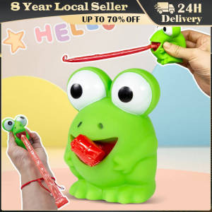 Pinch Frog Dinosaur Sticking Tongue Out Fidget Toys Kids Birthday Party Favors Children Back To School Gift Prize Pinata Filler