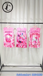 Kids Jersey Terno for Girls 2-7 Years Old: Hello Kitty Style