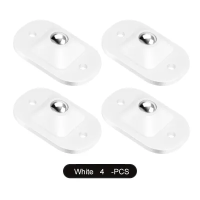 Self Adhesive Swivel Casters Mini Universal Wheels Stainless Steel 360 Degree Rotation for Furniture Moving Storage Organizers