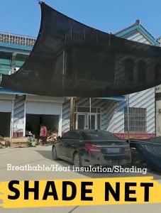 Anti-UV Sun shade Net 92% Shading Rate Outdoor Garden Shade Net Car Cover Garden Net Farm Shade Cloth Greenhouse plants Heat Insulation Net Black