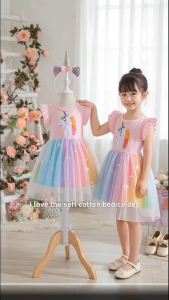 Girls Dress  baby Princess Dresses Skirt Fashion party Cotton Children Girl Clothing