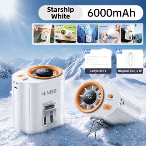Miniso | Ultra-light Long-lasting Cooling Portable Neck Fan 9000mAh