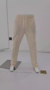 ＜1202＞  Cross-Border 2024 Spring American Casual Three-Dimensional Single Pleated Draped Suit Pants Loose Drawstring Track Sweatpants Men