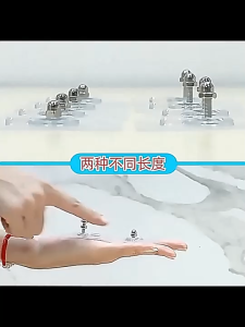 Patch skru pelekat yang menebal tanpa menumbuk/Hook wall nail photo frame fixer wall hanging sticky hook markless nail