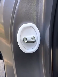 4Pcs Silicone Car Door Lock protector Cover car door Shock Absorber Silent Anti-collision Rubber Buffer