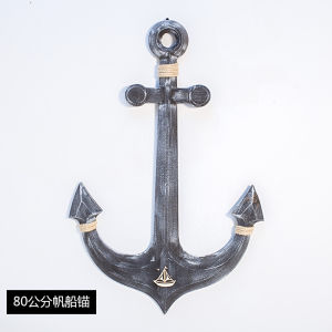 Mediterranean Style Decorative Pendant Living Room Wall Boat Anchor Swim Ring Bedroom Bar Restaurant Background Wall Decoration Ornament