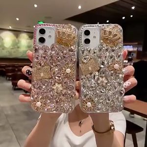 Ốp Lưng Điện Thoại Sang trọng Đính Ngọc Trai Dành Cho iPhone Thời Trang Cao Cấp 2024