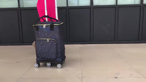 SG【Stock】Retractable Folding Shopping Luggage Trolley Elderly Shopping Cart Universal Wheel Portable Shopping Cart Portable Troll