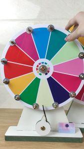 Vòng quay trúng thưởng may mắn 10 ô nhiều size có thể tùy biến ghi nội dung thoải mái dùng cho sự kiện giảm giá