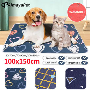 AIMAYAPET Dog Pee Pad Pet Urine Pad Reusable Waterproof Mat Washable Training Pad Mattress Dog Moisture-Proof Bed