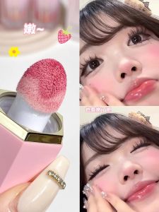 Strawberry Big Head Brush That Cannot Be Rejected! Liquid Blush Female Matte Soft Mist Low Saturation Peach Expansion Color Repair