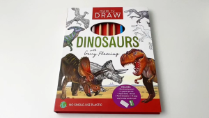 How To Draw Dinosaurs Book Activity Kit with Easy Instructions & Stationery For Kids