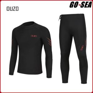 OUZO 1.5mm Wetsuit CR Super Elastic Wet Suit Keep Warm Sunscreen Split Diving Suit Surf Suit Swimsuit