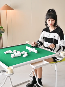 Mahjong Table 2 Color - Wooden Foldable Unique | Durable | Zen Suede