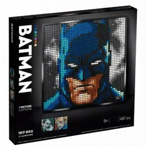 Superhero Batman Pixel Art Construction Toy for Kids