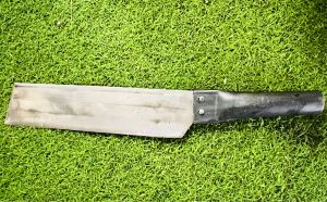 มีดสับมัน มีดสับใบมัน ยาวรวม40ซม. หน้ากว้าง6.5ซม. ทำจากเหล็กใบเลื่อย คม ทนนาน มีดตัดใบมัน