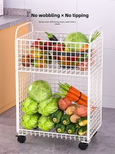Kitchen Organizer Trolley Multilayer Storage Rack