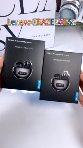 【จัดส่งฟรี】Lenovo ERAZER XF55 หูฟัง bluetooth AI การแปลด้วย หูฟังบลูทูธ รองรับ 134 ภาษา การแปลเสียง HD หูฟังไร้สาย พร้อมจอแสดงผล LED