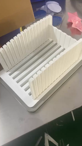 Bread Slicer Foldable Baking Toast Slicer With Crumb Tray Bread Slicer Cutter Mold Maker Slicing Loaf Kitchen Tools New