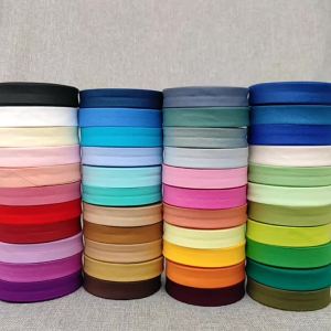 Dây Ruy Băng Grosgrain 100% Cotton 15mm Không Nhăn Dùng Làm Viền Cho Vải Lót Giày Quần Áo Giày Dép.