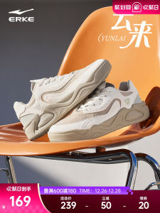 รองเท้าบอร์ดกีฬาผู้ชาย ERKE Cloud Come รองเท้าลำลองหนาพื้นด้านล่างแบบอเนกประสงค์สำหรับฤดูหนาว รองเท้าบอร์ดยางกันลื่น