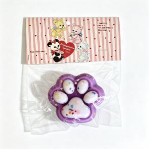 Kawaii Glitter Cat Paw Slow Rising Squeeze Toy Non-toxic TPR Stress Relief Fidget for Teens Gifts