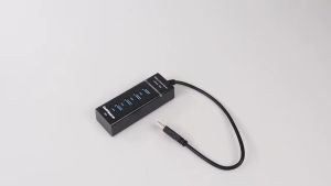 Taffware High Speed 4 Ports USB HUB 3.0 5Gbps - 303 - Black