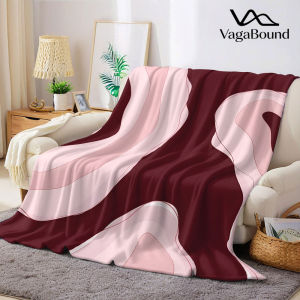 Wine Swirl Flannel Blanket Warm Soft Halloween Christmas Decorative Couch Warm Cozy All-Season Gift