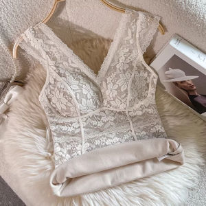 chaqi | Inner and Outer Wear Tank Top Slimming Back V-neck Sleeveless Blouse