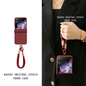 Simple Red Wine Color Huawei Pocket2 Novaflip Findn3 Flip Xiaomi Mixflipzflip7 Honor Magicvflip2 Foldable Screen Mobile Phone Case