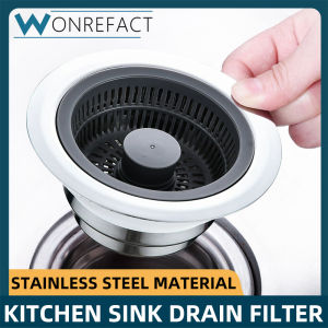 Kitchen Sink Filter Embedded Filter Basket Pop-Up Sink Drain Filter Deodorant And Quick Drainage