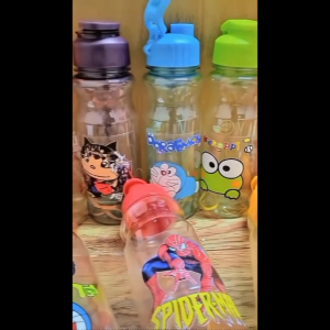 Botol Minum Anak Karakter My Bottle Click 500ml Botol Minum Karakter Anak BPA Free Botol Unik Healty
