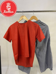 Baju On Set Wanita Kekinian Ootd Korean Style Setelan Bahan Linen Premium Quality Raisa - XELLEA