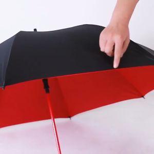 Extra Large Double Layer Wind Resisting Umbrella Golf Umbrella Big Size Oversize Umbrella 雨伞 Payung Besar - UM05