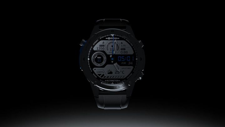 New 2024  Zeblaze Stratos 2 Ultra GPS Smart Watch Built-in Dual-band GNSS Compass Barometric Altimeter 10 ATM Voice Calling Smartwatch