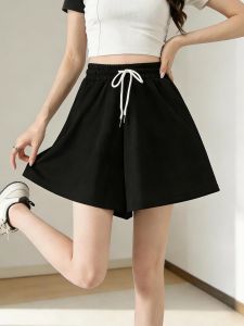 BALENO | Cool Ice Silk Loose Wide Leg Thin Skirt Style Summer New High Waist Slimming Culotte