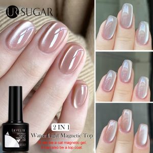 UR SUGAR 7ml Water Light Cat Top Coat UV LED Gel Soak Off Cat Effect Function Gel Nail UV Polish DIY Manicure